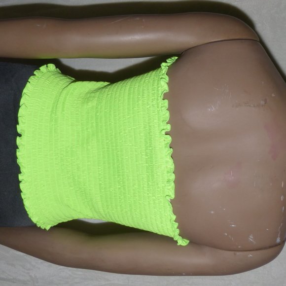 HOT KISS NEON GREEN TUBE TOP..SIZE XL - Picture 5 of 8